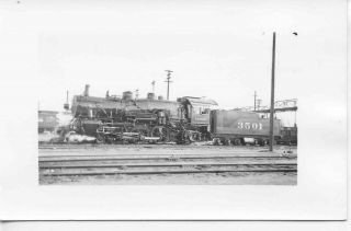 9f581 Rp 1940s/60s At&sf Santa Fe Railroad 4 - 6 - 2 Locomotive 3501