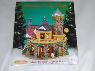 Heartland Valley Village Red Lion Inn O’well Lighted House Limited Edition Vtg