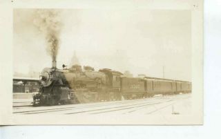 9f522 Rp 1932 At&sf Santa Fe Railroad 4 - 6 - 2 Locomotive 3505 Tulsa Ok