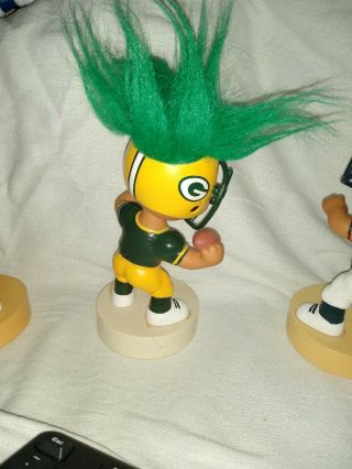 Vintage Russ Football Bobblehead Troll Green Bay Packers - 1992 Look :) 3