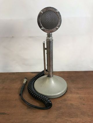 Vintage Desk Mic Cb Home Base Microphone