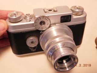 Vtg ARGUS C - FOUR C4 Rangefinger 35mm Camera w Case 2