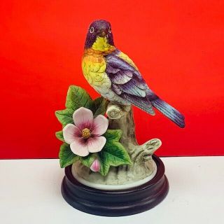 Andrea By Sadek Bird Figurine Statue Sculpture Vintage Parula Warbler 8627 Vtg 1