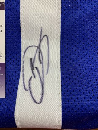 Odell Beckham Jr Signed Auto Blue York Giants XL Jersey JSA 3