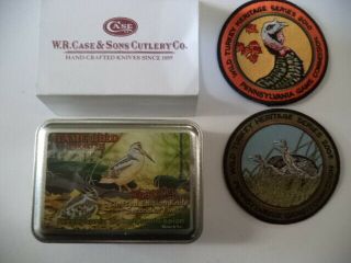 Pennsylvania Game Commission Collectibles - Case Knife & Wild Turkey Patches