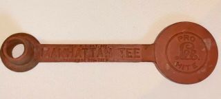 Early Antique Golf Tee - Lee Pro Lite “manhattan Tee” Golf Tee 1916 Patent Date
