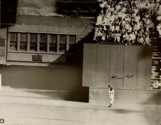 San Francisco Giants Willie Mays Signed 16 X 20 Photo The Catch - Auto Mays Holo