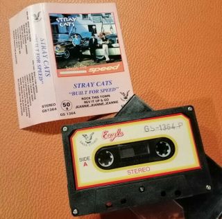Stray Cats [ Built For Speed ] Vintage Cassette Thai Edition
