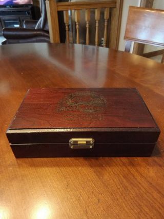 Sturgis Cigar Wood Box (empty) Dominican Republic Imported Real Wooden Box