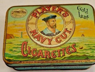 Players Navy Cut Cigarette / Tobacco Tin