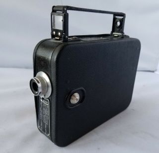 Cine Eastman Kodak Eight Model 20 Vintage 8mm Camera Movie Film Black