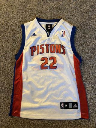 Adidas Nba Detroit Pistons Basketball Jersey 22 Prince Youth Size M