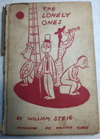 1942 The Lonely Ones By William Steig Hc Dj Vintage Cartooon Modern Ar Humor