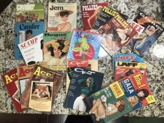 Vintage " Girlie " Magazines From The Late 50s And Early 60s