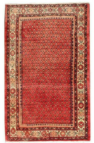4x6 Classic Vintage Wool Handmade Traditional Carpet Red Living Room Area Rug