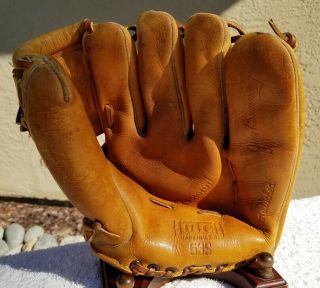 Jim Bunning Hutch Professional Model Vintage Baseball Glove
