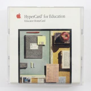 Hypercard For Education Educator Homecard Macintosh Apple Vintage Software 1990