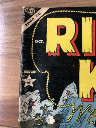 Vintage Ringo Kid Comic Book Vol 1 2 October 1954 8.  5 3