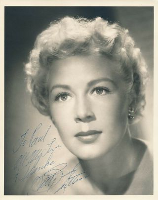 Betty Hutton - Vintage Sepia Signed Photograph