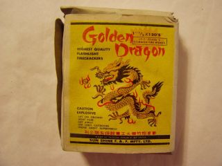Vintage Icc Golden Dragon Brand 1 1/2 " X 120 