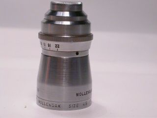 Vintage Wollensak Wide Angle 1.  9 Cine Raptar 6.  5mm Camera Lens