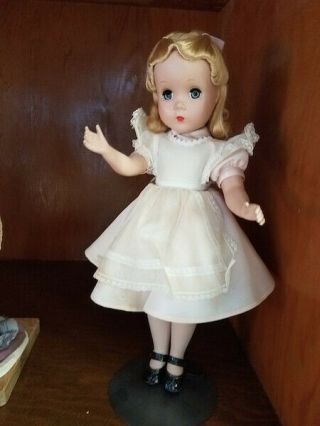 Vintage Madame Alexander Alice In Wonderland Doll 17 " Hard Plastic