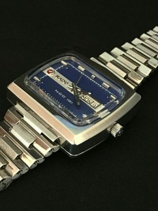 Vintage Rado Ncc 101 Blue Dial 42mm Automatic Swiss Watch,  Ref.  11920