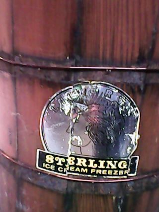 Vintage Sterling Freezer 6 Qt.  Electric Ice Cream Maker 2