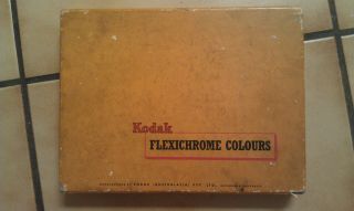 Vintage Kodak Flexichrome 12 Colours Retouching Painting Black White Photography