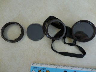 VTG.  Welding Goggles Brown BLK.  Strap vented Made In USA PAT.  2233664 ships 2