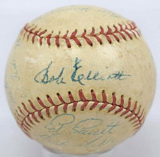 1955 San Diego Padres Team Signed Baseball 6 593402