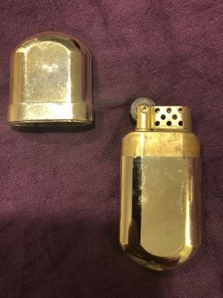 Vintage Marlboro Brass No.  6 Cigarette Cigar Pipe Trench Style Lighter 2