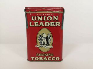 Union Leader - P.  Lorillard Company - Pipe Tobacco Pocket Tin