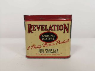 Revelation - Philip Morris Tobacco Co.  - Pipe Tobacco Pocket Tin Litho