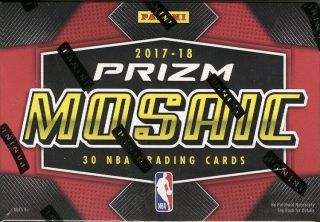 2017/18 Panini Prizm Mosaic Basketball Box Blowout Cards