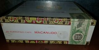 Montego Y Cia Portofino Cafe Macanudo Empty Cigar Box 2
