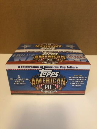2011 Topps American Pie Hobby Box - Factory 3 Hits Per Box