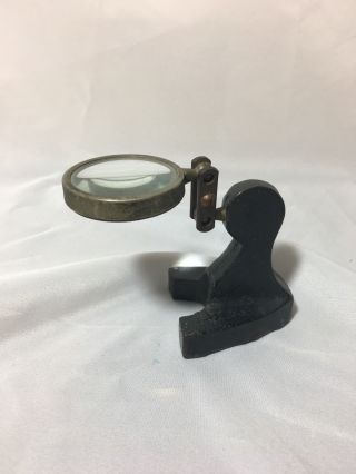 Antique 1920 S&a Universal Articulating Magnifier Magnifying Glass