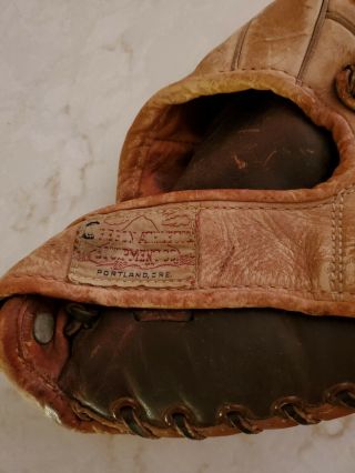 Antique vintage baseball glove mitt 2
