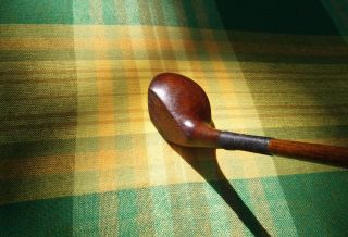 Antique Hickory Wood Shaft Golf Club Unknown Maker Brassie 43 3/4 "