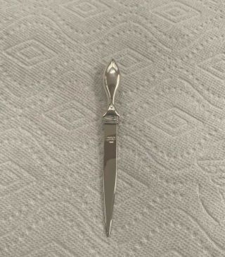 Vintage 6” Sterling Silver Letter Opener Sword Design 27 Grams 925