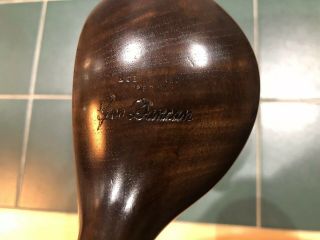 Antique Hickory Driver Made By Joe Anderson For George Duncan Very Rare Playable