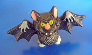 Figure Halloween Vintage Bat Black Vampire Pvc Figurine Holiday Scary