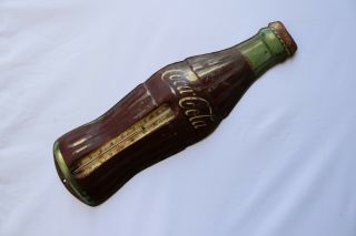 Vtg Coca - Cola Temperature Thermometer By " Robertson " Made In Usa 16.  5 "
