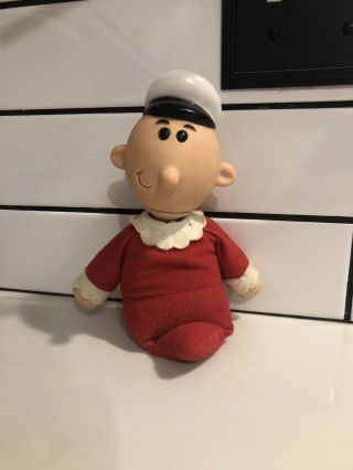 Vintage Popeye Sweet Pea Bean Bag Doll King Features Syndicate 1974