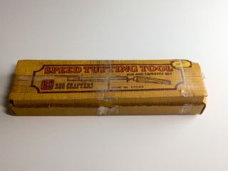 Vintage Rc Rug Crafters Speed - Tufting Tool And Box And Instructions