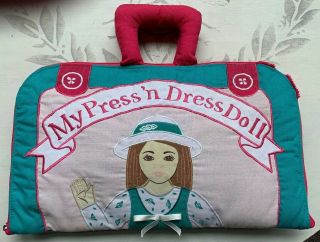 Vintage Pockets Of Learning - My Press N Dress Doll (play Set)