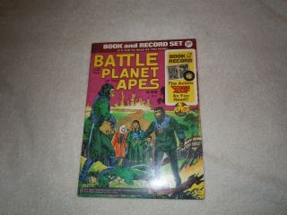 Vintage Battle Planet Of The Apes Comic Book And Record Set 21 In Cond.