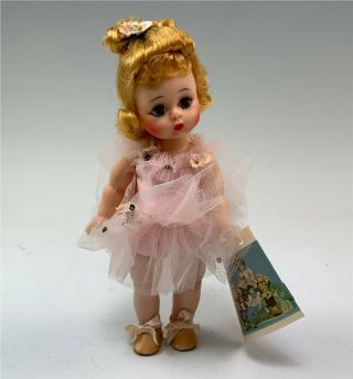 Vtg 1960s Madame Alexander 8 " Wendy - Kins Bent Knee Ballerina Doll 730