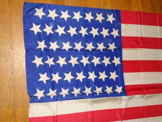 ANTIQUE 45 STAR US SILK FLAG 1896 - 1908 32 